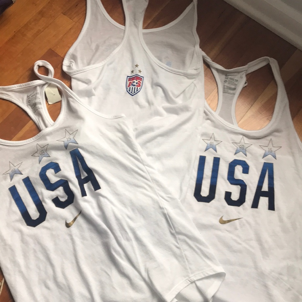 NWT U.S. Soccer Nike tank tops